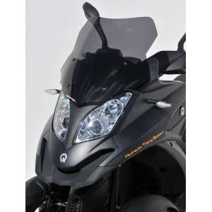 SCOOTER WINDSHIELD ERMAX SPORT 46CM FOR QUADRO 3D 350 AND 350 S (+KIT FIX )2012/2013 SMOKED 